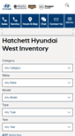 Mobile Screenshot of hatchetthyundaiwest.com
